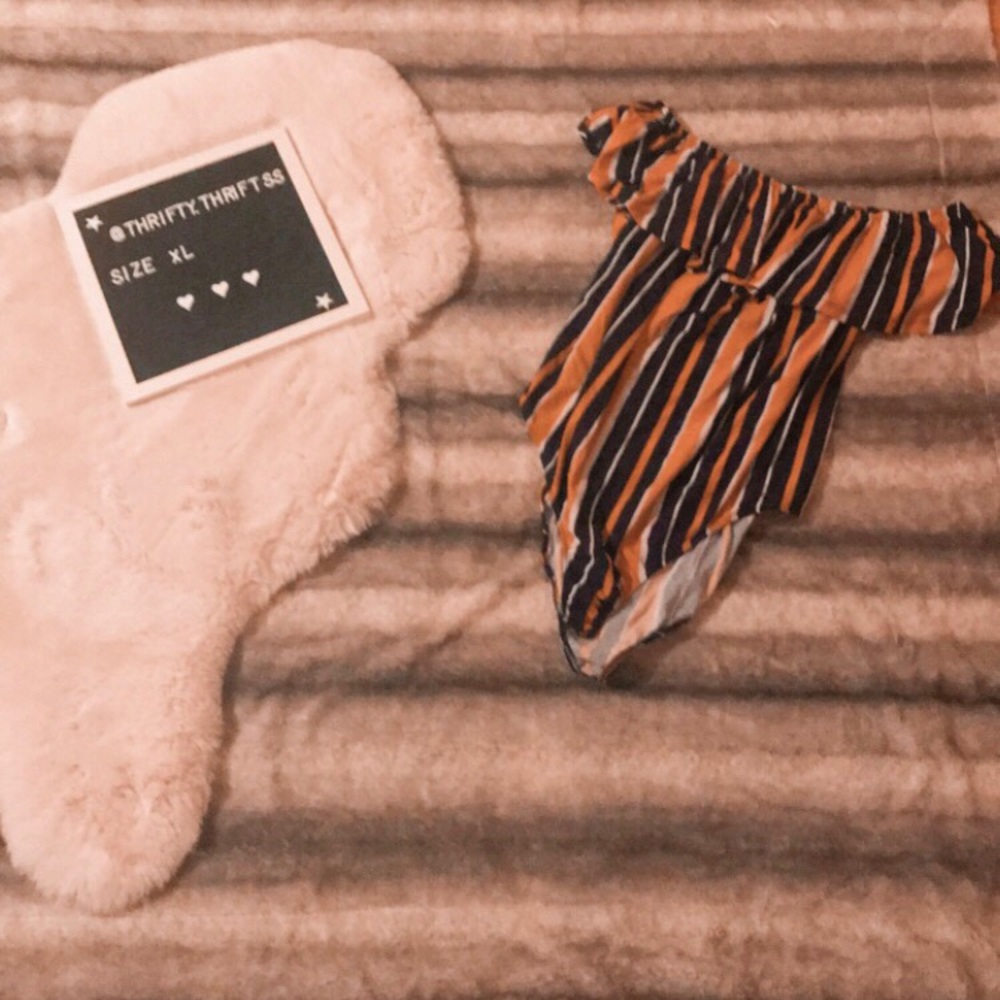 striped bodysuit